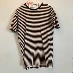 Striped t-shirt dress